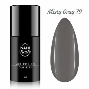 NANI gel lak One Step 5 ml - Misty Gray obraz