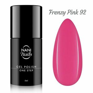 NANI gel lak One Step 5 ml - Frenzy Pink obraz