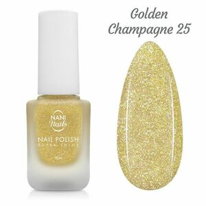 NANI lak na nehty Super Shine 10 ml - Golden Champagne obraz