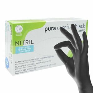 AMPri nitrilové rukavice Pura Comfort, M, nepudrované - 100ks obraz