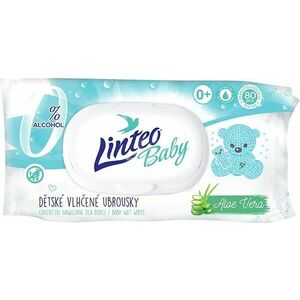 Vlhčené ubrousky Linteo Baby s Aloe vera - 80 ks obraz