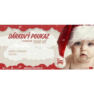 Vánoční dárkový poukaz v hodnotě 1500, - kč obraz