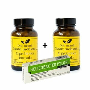 Set na podporu trávení: 2x Masticha PROBIOTICS & PREBIOTICS+ Helikobakter test - Herbatica obraz