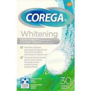 Corega Whitening tabs 30 ks obraz