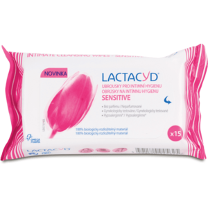 Lactacyd Sensitive intímne obrúsky 15ks obraz