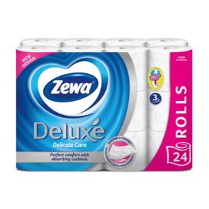 Zewa Deluxe Aquatube Delicate care toaletný papier 24ks obraz