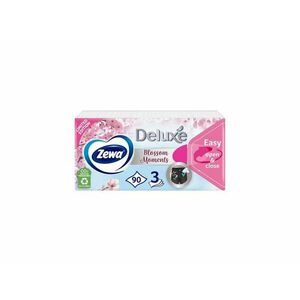 Zewa Deluxe Blossom Moments papierové hygienické vreckovky 90ks obraz