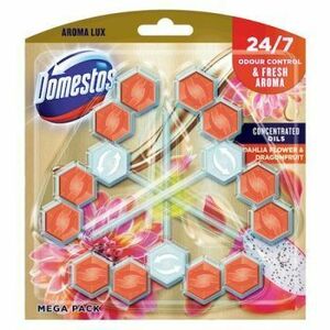 Domestos Lux Dahlia Flower & Dragonfruit tuhý WC Blok 3x55g obraz