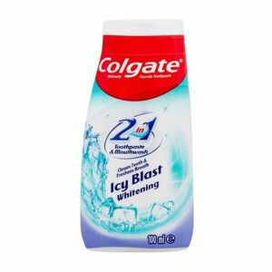 Colgate Icy Blast 2 v 1 Bieliaca zubná pasta/ ustna voda 100ml obraz