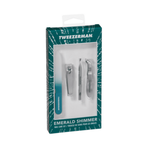 Tweezerman Nail Care Set Emerald Shimmer, limitovaná sada na manikúru obraz