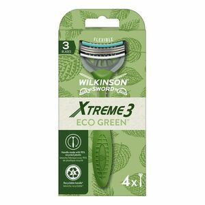 Wilkinson Sword Jednorázový holicí strojek pro muže Xtreme3 ECO Green 4 ks obraz