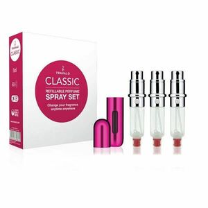 Travalo Classic HD - plnitelný flakon 3 x 5 ml (tmavě růžový) obraz