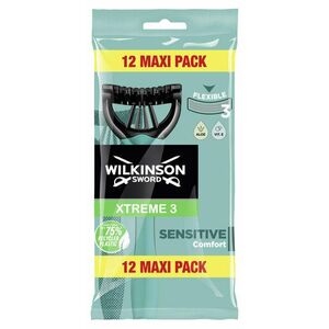 Wilkinson Sword Jednorázový holicí strojek pro muže Wilkinson Xtreme3 Sensitive Comfort 12 ks obraz