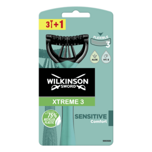 Wilkinson Sword Jednorázový holicí strojek pro muže Wilkinson Xtreme3 Sensitive Comfort 3+1 ks obraz