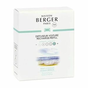 Maison Berger Paris Náhradní náplň do difuzéru do auta Vůně oceánu Ocean Breeze (Car Diffuser Recharge/Refill) 2 ks obraz