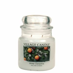 Village Candle Vonná svíčka ve skle Sváteční mandarinka (Winter Clementine) 390 g obraz