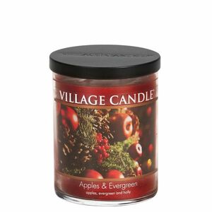 Village Candle Vonná svíčka Jablko & Cesmína (Apples & Evergreen) 396 g obraz