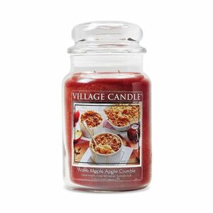 Village Candle Vonná svíčka ve skle Jablečný koláč s javorovým sirupem (Warm Maple Apple Crumble) 602 g obraz