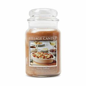 Village Candle Vonná svíčka ve skle Sváteční nádivka (Savory Stuffing) 602 g obraz