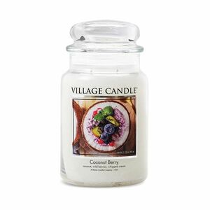 Village Candle Vonná svíčka ve skle Kokos a lesní plody (Coconut Berry) 602 g obraz