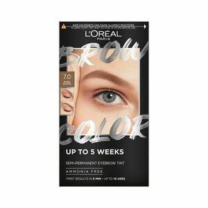 L'Oréal Paris Semi-permanentní barva na obočí Brow Color (Semi-Permanent Eyebrow Tint) 7.0 Dark Blond obraz