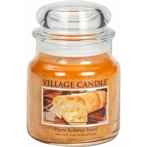 Village Candle Vonná svíčka ve skle Teplé máslové houstičky (Warm Buttered Bread) 389 g obraz