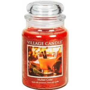 Village Candle Vonná svíčka ve skle Svařený jablečný mošt (Mulled Cider) 602 g obraz