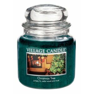 Village Candle Vonná svíčka ve skle Vánoční stromeček (Christmas Tree) 397 g obraz