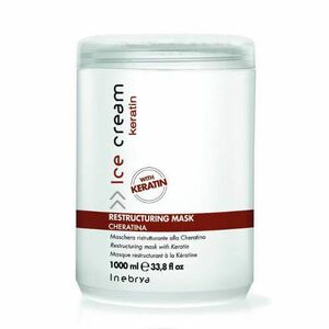 Inebrya Restrukturační maska s keratinem Ice Cream Keratin (Restructuring Mask) 500 ml obraz