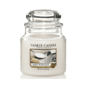 Yankee Candle Aromatická svíčka Classic střední Baby Powder 411 g obraz