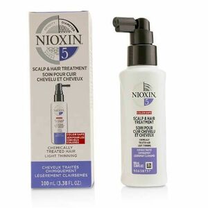 Nioxin Bezoplachová kúra pro normální až silné přírodní i barvené mírně řídnoucí vlasy System 5 (Scalp & Hair Treatment) 100 ml obraz