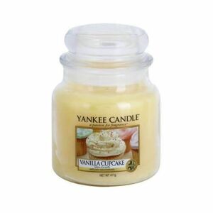 Yankee Candle Vonná svíčka Classic střední Vanilla Cupcake 411 g obraz