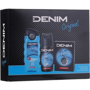 Denim Original - voda po holení 100 ml + deodorant ve spreji 150 ml + sprchový gel 250 ml obraz