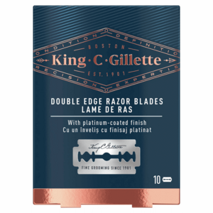 Gillette King žiletky 10 ks obraz