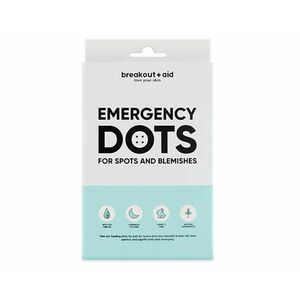 Breakout+aid Náplasti pro citlivou pokožku se sklonem k akné Emergency Dots 72 ks obraz