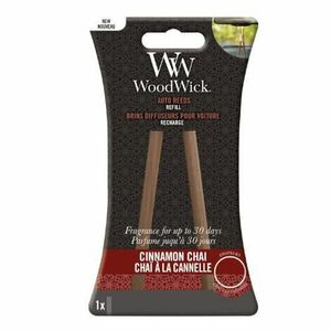 WoodWick Náhradní vonné tyčinky do auta Cinnamon Chai (Auto Reeds Refill) obraz