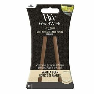 WoodWick Náhradní vonné tyčinky do auta Vanilla Bean (Auto Reeds Refill) obraz