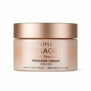 Tony Moly Zpevňující masážní krém Triple Collagen Total Tension (Massage Cream) 200 ml obraz