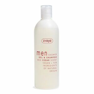 Ziaja Sprchový gel a šampon Red Cedar Men (Gel & Shampoo) 400 ml obraz