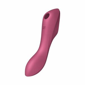 Satisfyer Vibrátor na stimulaci klitorisu Curvy Trinity 3 Red obraz