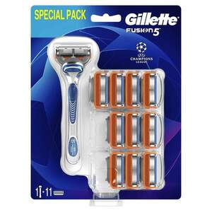 Gillette Holicí strojek Fusion Manual + 11 hlavic obraz