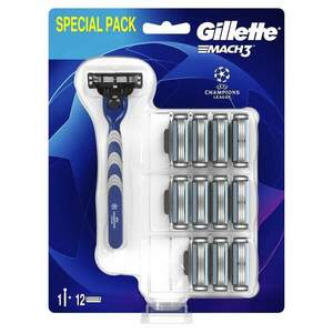 Gillette Holicí strojek Mach3 Reg + 12 hlavic obraz