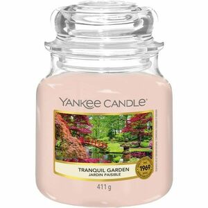 Yankee Candle Aromatická svíčka Classic střední Tranquil Garden 411 g obraz