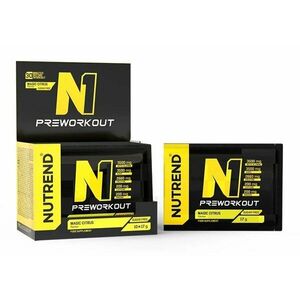 N1 Pre-Workout - Nutrend 10 x 17 g Magic Citrus obraz