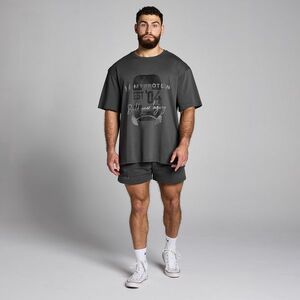 MP Origin Graphic Tričko – Seprané Šedé - XXL-XXXL obraz