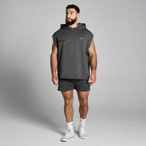 MP Men's Origin Graphic Hooded Vest - Washed Grey - S obraz