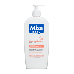 Mixa Baby Extra vyživující mycí gel na tělo a vlásky 400 ml obraz