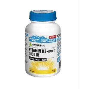 NatureVia Vitamin D3-Efekt 1000 IU 90 tablet obraz