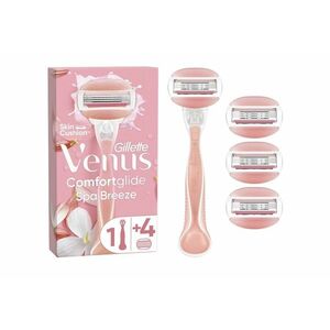 Gillette Venus ComfortGlide Spa Breeze dámský holicí strojek 1 ks + 4 náhradní hlavice obraz