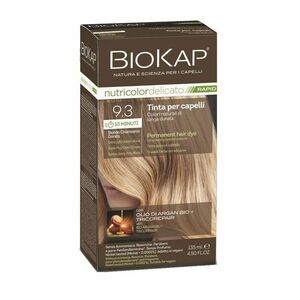 BIOKAP Nutricolor Delicato Rapid 9.3 Světlá zlatá blond barva na vlasy 135 ml obraz